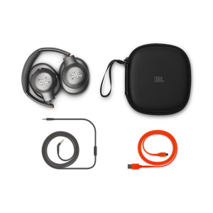 JBL EVEREST™ 710 - Gun Metal - Wireless Over-ear headphones - Detailshot 2